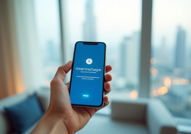 شخص يستخدم الهاتف المحمول لشحن الرصيد بسهولة